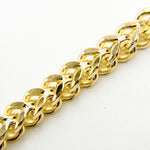 Load image into Gallery viewer, 080HVI2004000. 14K Solid Yellow Gold Franco Hollow Chain Necklace