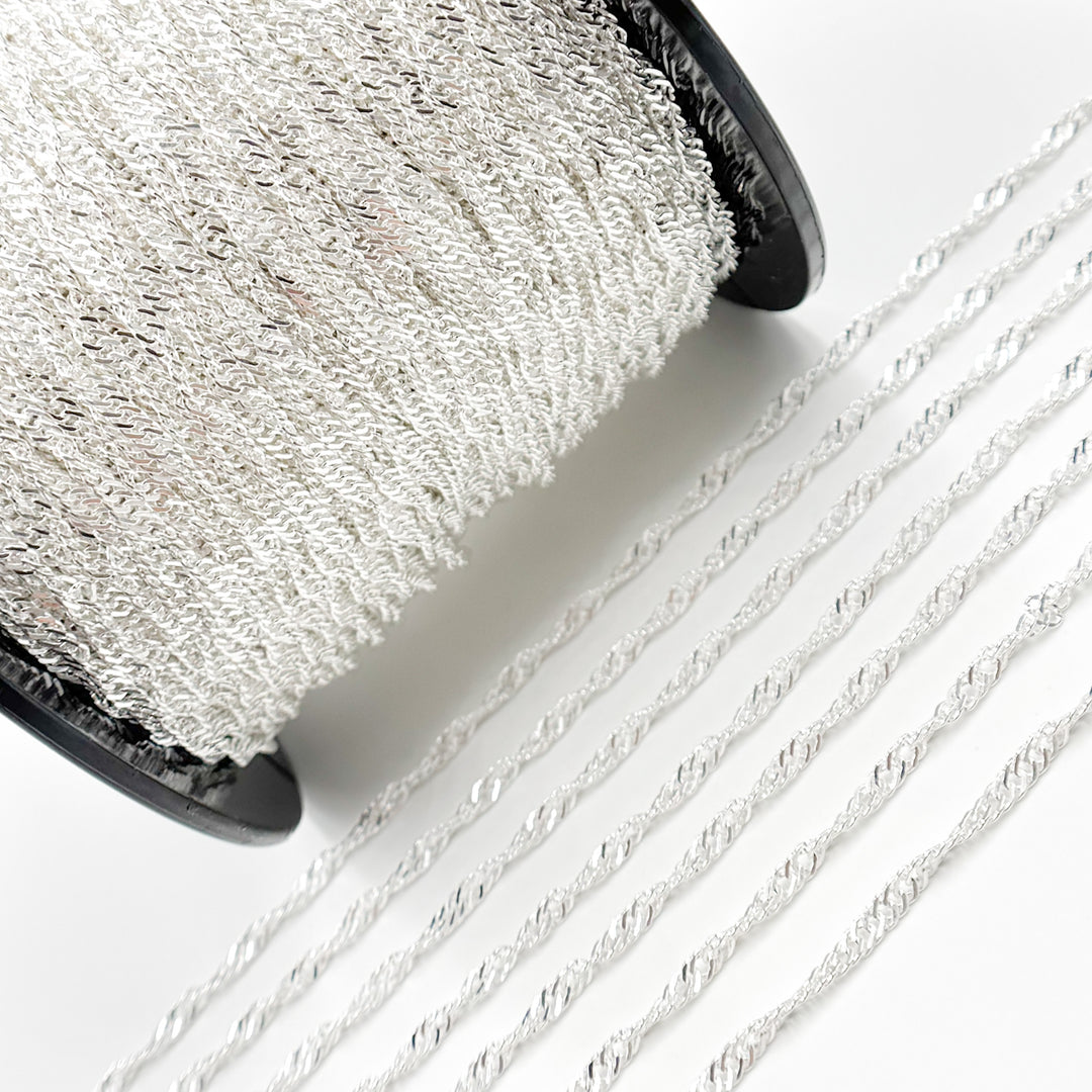 Sterling Silver Singapore Link Chain