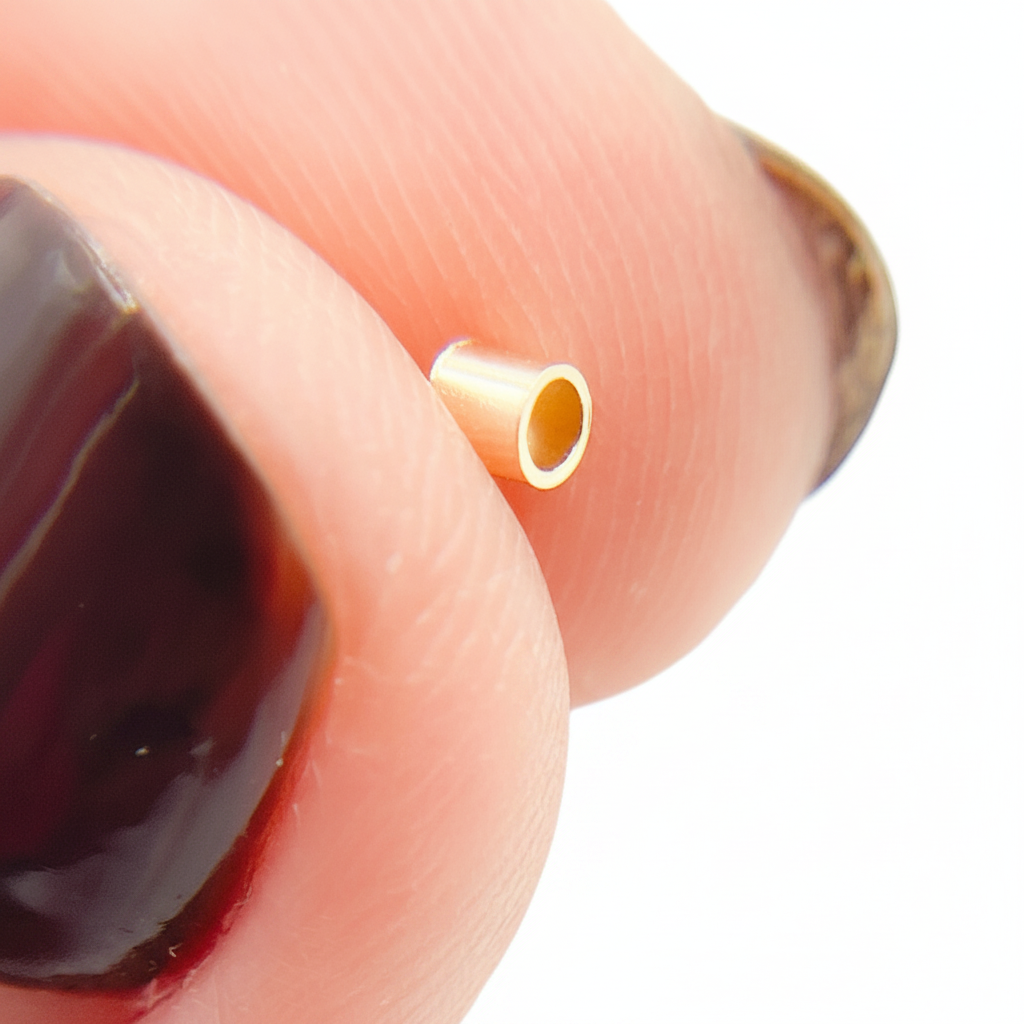 2925ST20X20. 2MM Gold Filled Crimp Tube