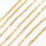 Load image into Gallery viewer, 2903FGF. 14K Gold Filled Flat Paperclip Chain
