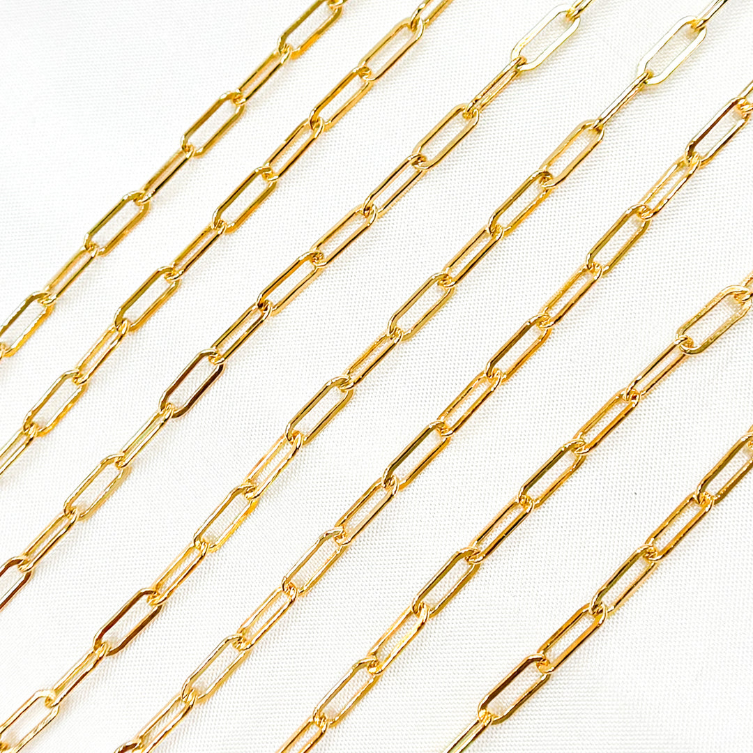 2903FGF. 14K Gold Filled Flat Paperclip Chain