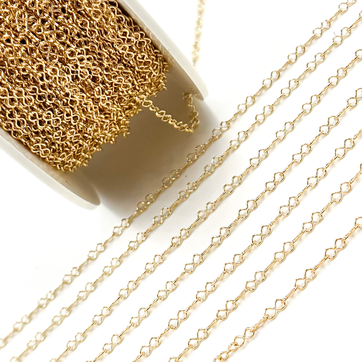 14k Gold Filled Infinity Link Chain