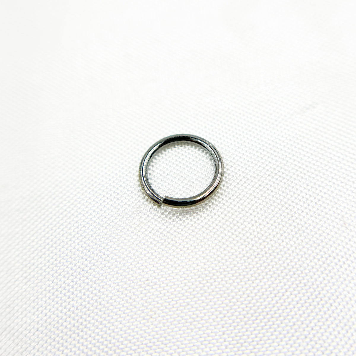 Black Rhodium 925 Sterling Silver Open Jump ring.