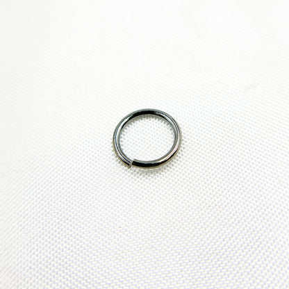 Black Rhodium 925 Sterling Silver Open Jump ring.