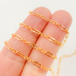 Load image into Gallery viewer, 193SBGF. 14k Gold Filled Diamond Cut Marina Link Chain
