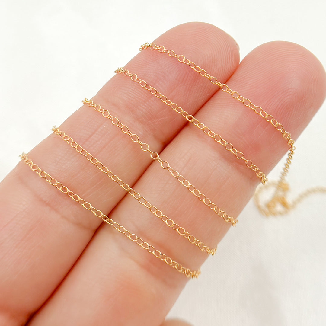 1025GF. 14K Gold-Filled Cable Chain