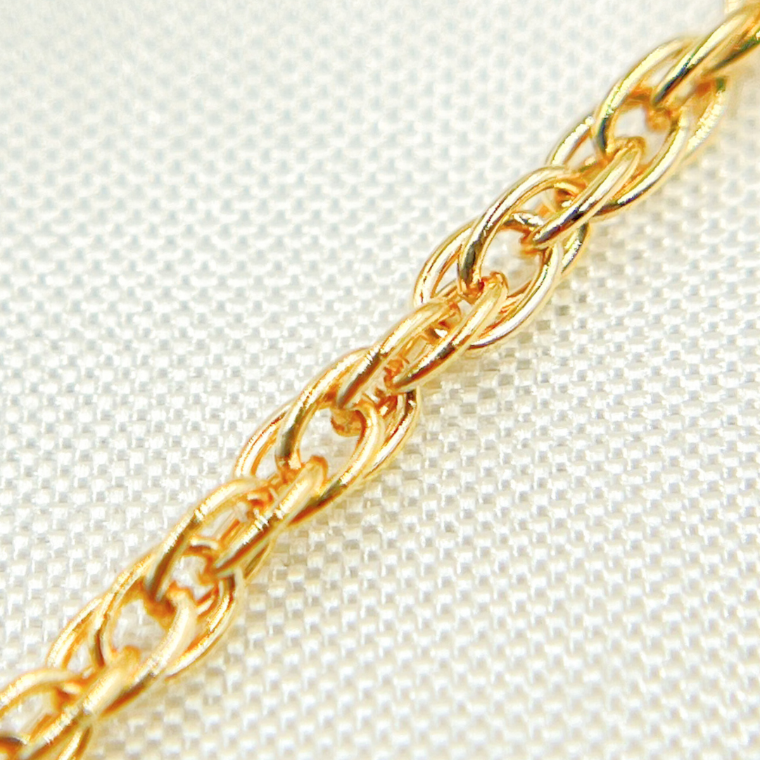 015RGF. 14K Gold Filled Rope Chain.