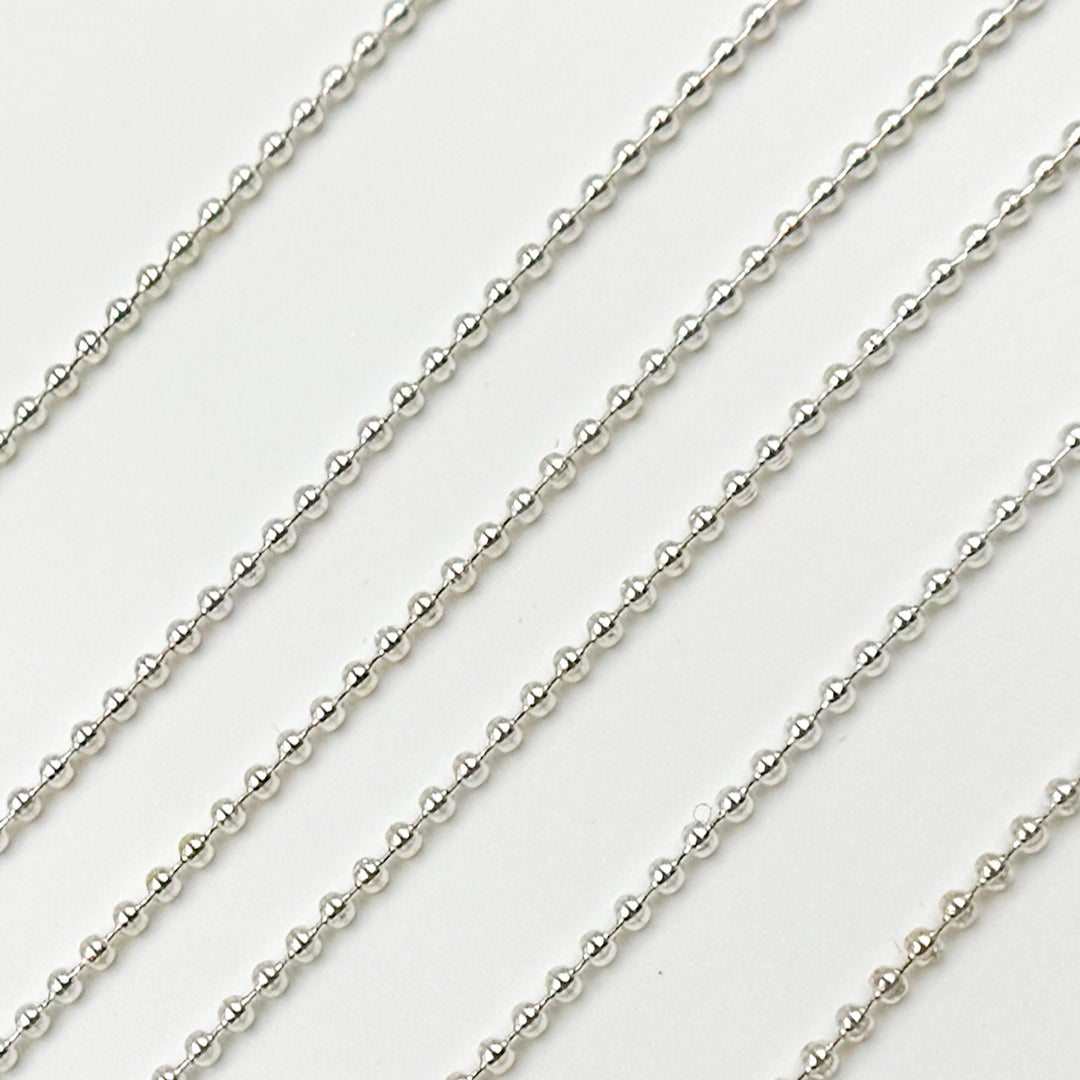 V112SS. Sterling Silver Ball Chain