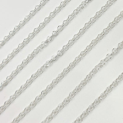 Sterling Silver Rolo Chain