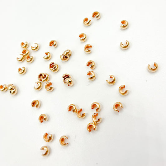 3MM Gold Filled Crimp Cover