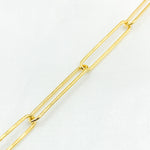 Load image into Gallery viewer, V40GP. Gold Plated 925 Sterling Silver Long Oval Link Chain