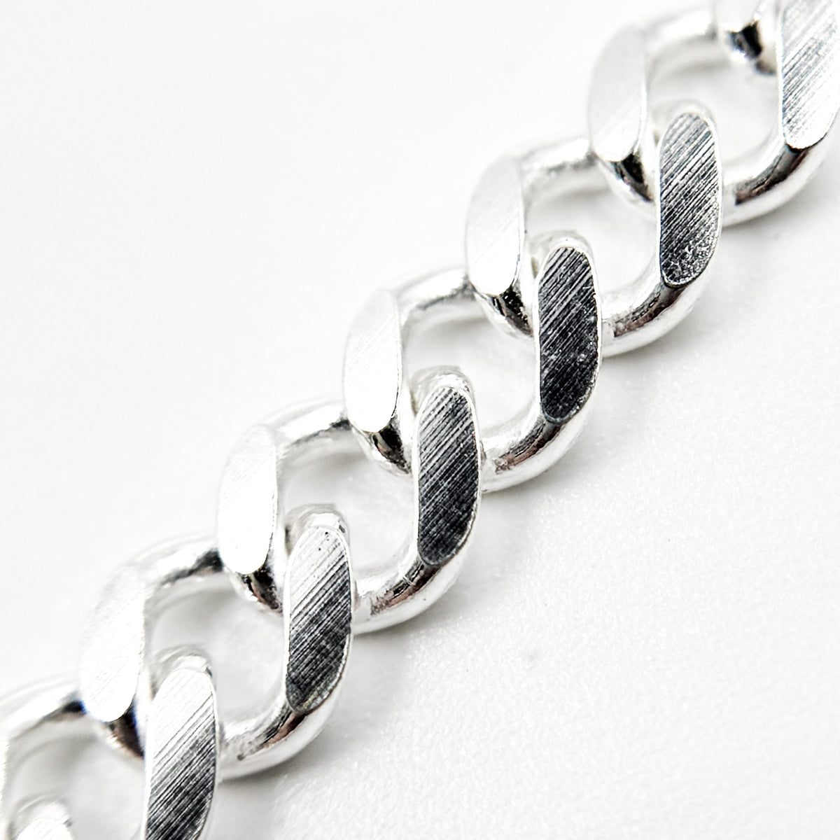 Sterling Silver Flat Curb Chain