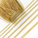 Load image into Gallery viewer, V60GP. Gold Plated 925 Sterling Silver Gold Plated Curb Chain