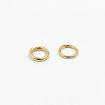 Load image into Gallery viewer, 14K Gold Filled Open Jump Ring 18 Gauge 6mm. 4004522
