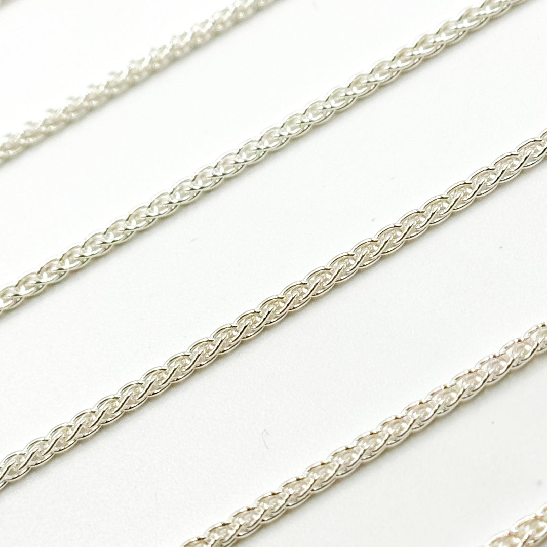 925 Sterling Silver Wheat Chains