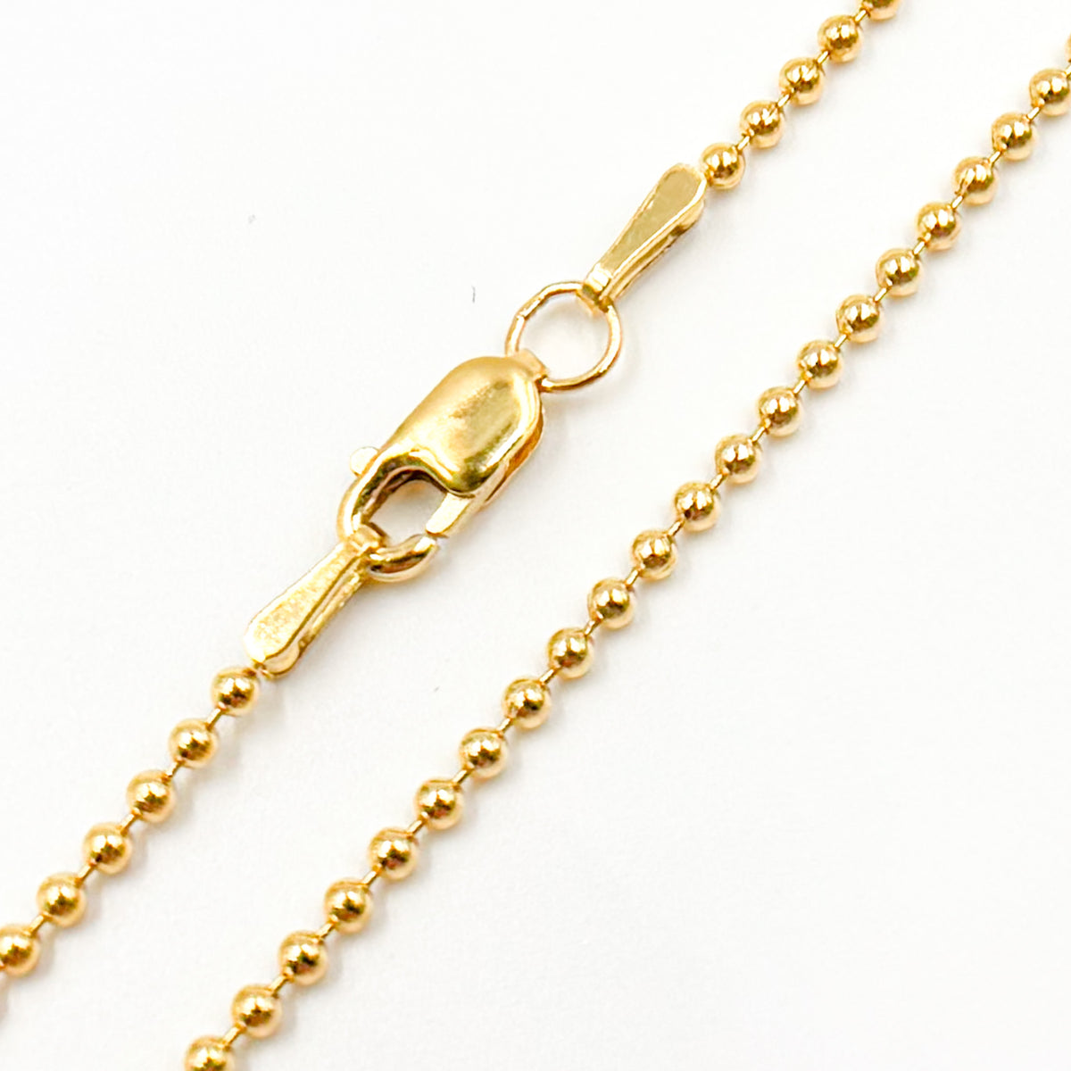 14k Gold Filled Ball Finished Necklace