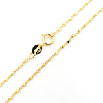 Load image into Gallery viewer, 14K Solid Yellow Gold Cube Satellite Necklace
