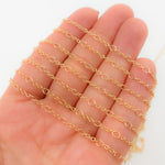Load image into Gallery viewer, V303GF. 14K Gold Filled Long &amp; Short Round Link Chain