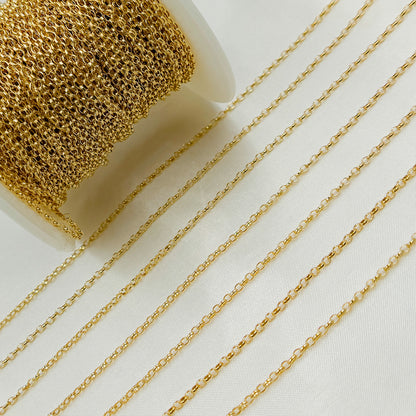 14K Gold Filled Oval Link Chain