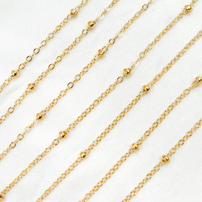 14K Gold Filled Ball Satellite Chain