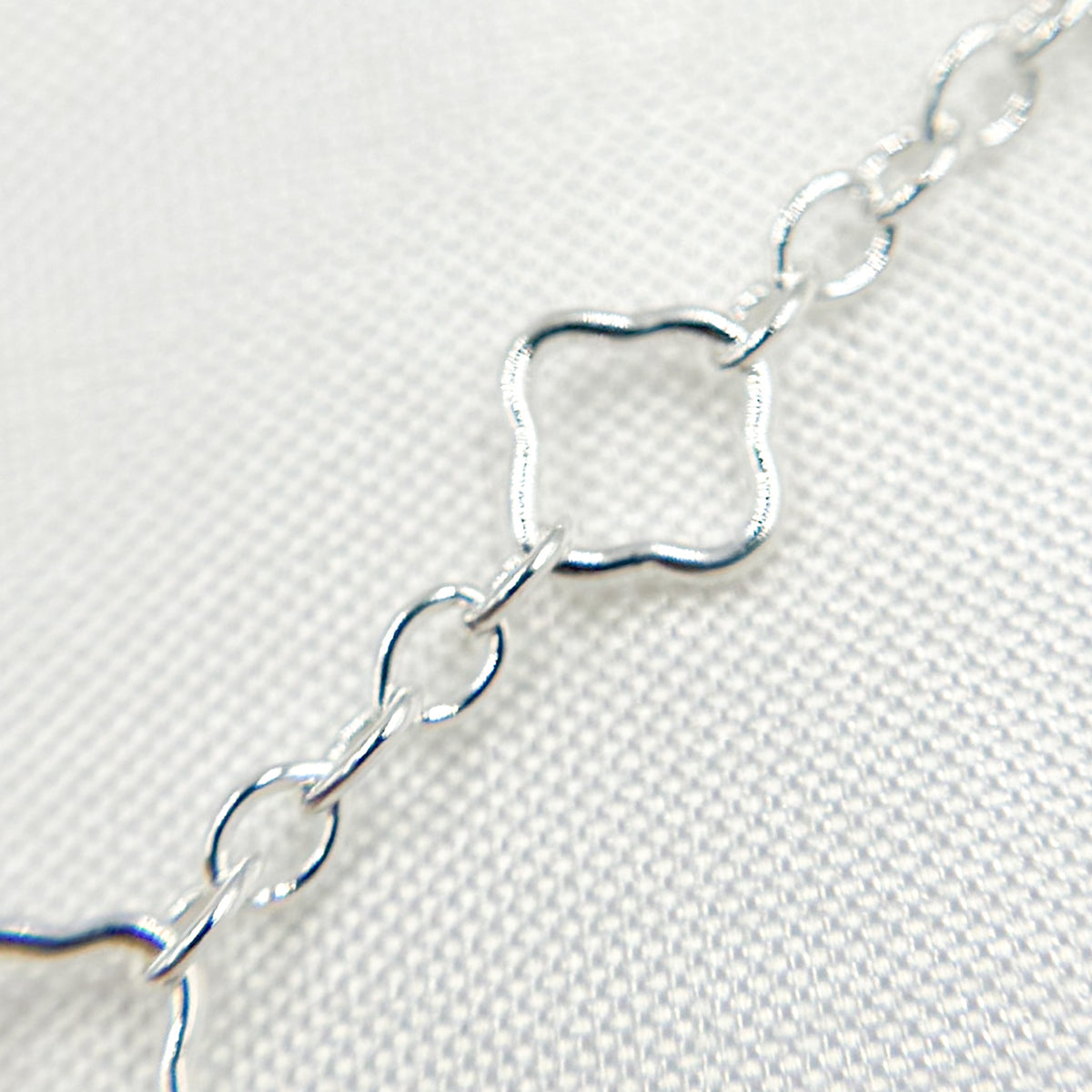 Sterling Silver Clover Link Chain