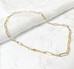 Load image into Gallery viewer, VD042. 14K Solid Gold Paperclip Chain
