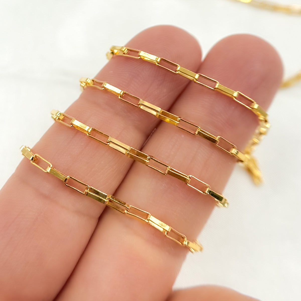 14K Gold Filled Box Link Chain