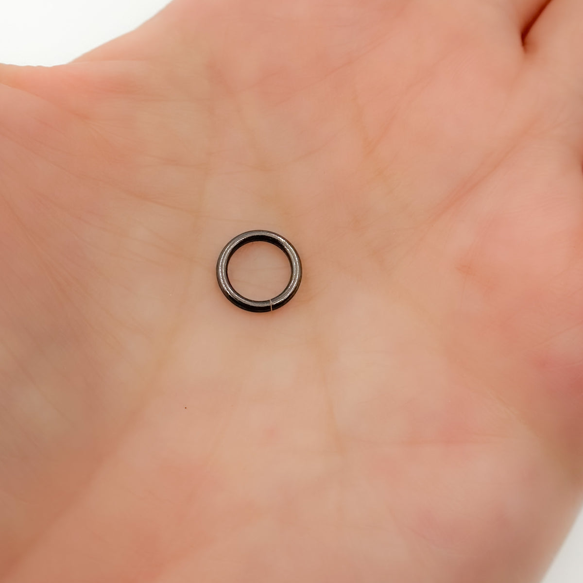 Black Rhodium Open Jump Ring