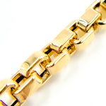 Load image into Gallery viewer, 568/A311. 14K Solid Gold Hollow Box Link Necklace
