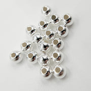 5MM Sterling Silver Seamless Beads