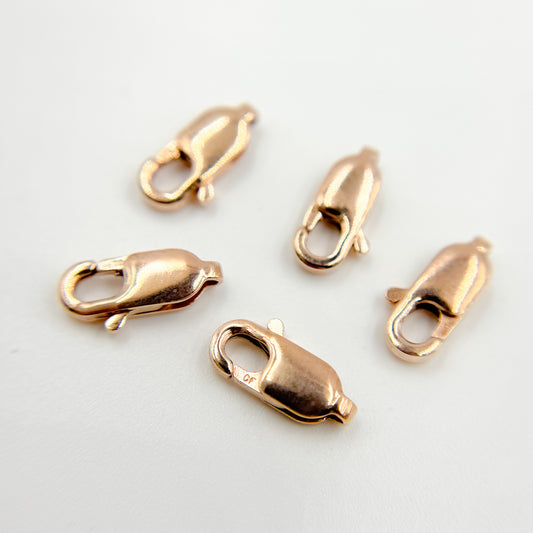 10mm Rose Gold Filled Lobster Clasp