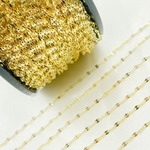 Load image into Gallery viewer, Z46GP. Gold Plated Sterling Silver Flat Marina Link Chain