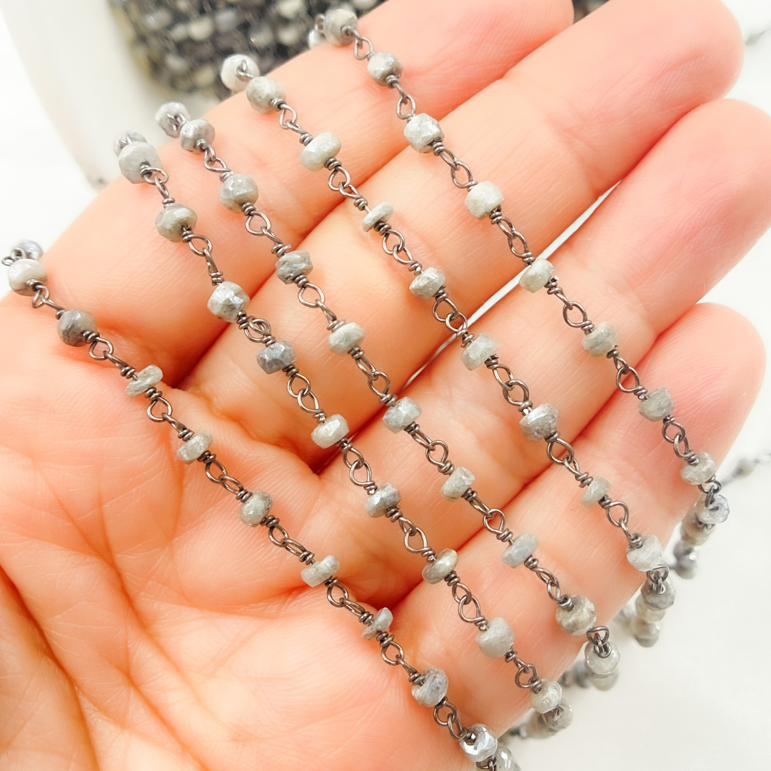 Silverite Oxidized Wire Chain.