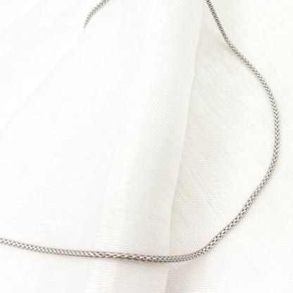 925 Sterling Silver Popcorn Finished Necklace