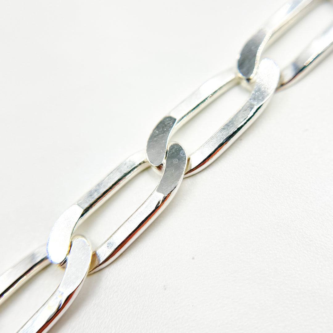Z70SS. Sterling Silver Flat Paperclip Chain