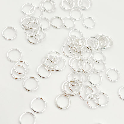 White Sterling Silver Open Jump Ring