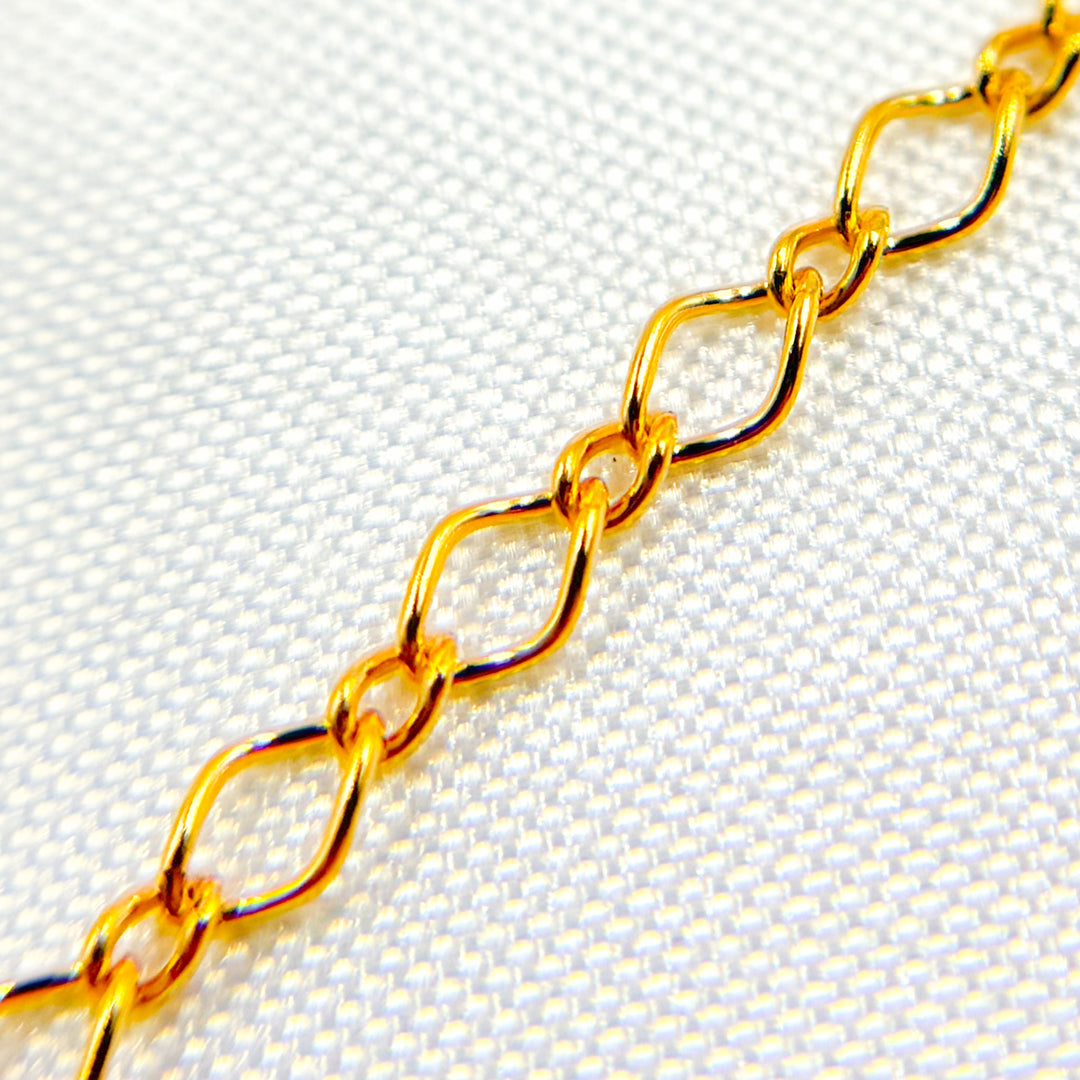 13MQ. 14K Gold Filled Twisted Cable Chain