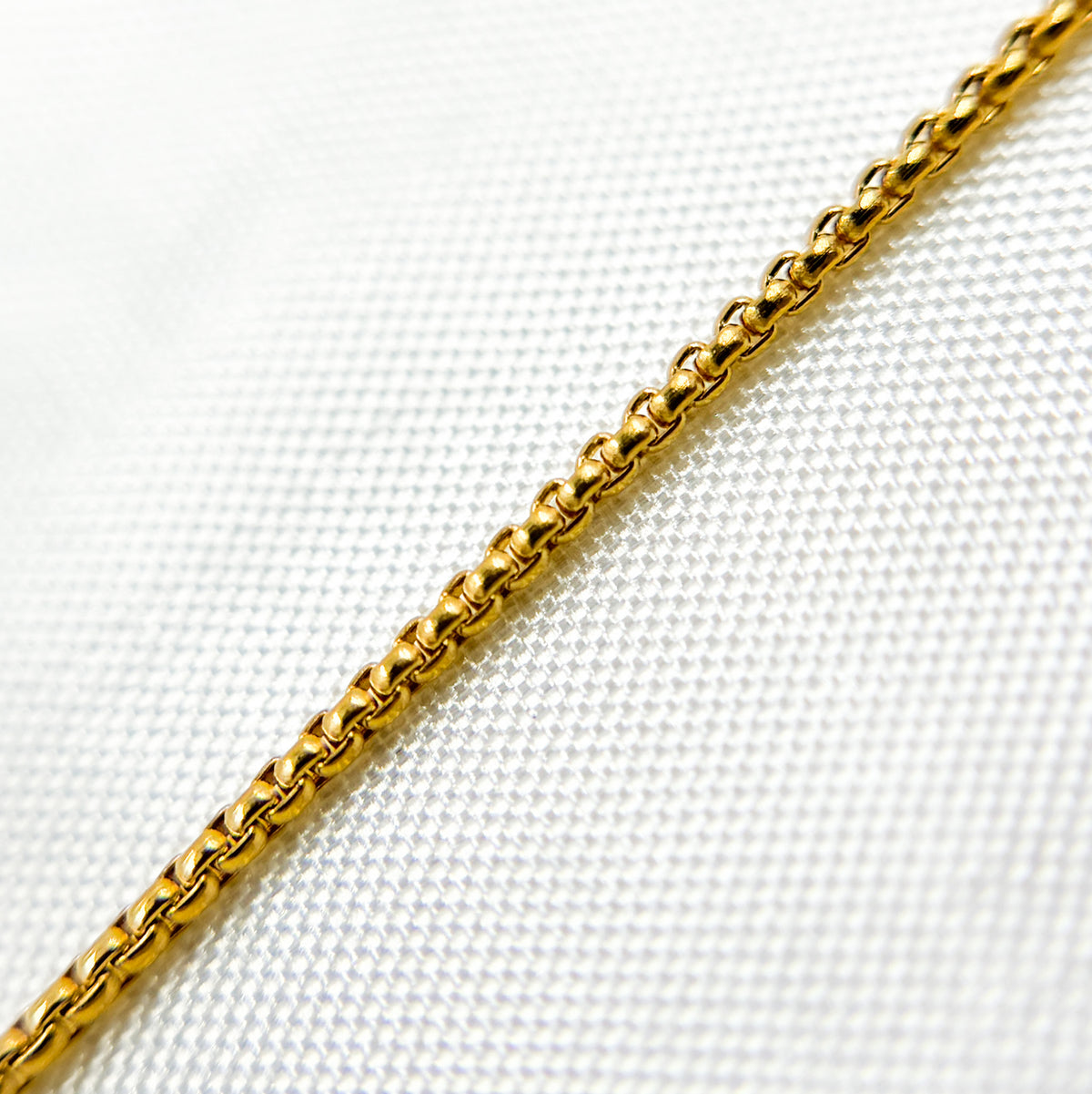 14k Gold Filled Box Finished Necklace