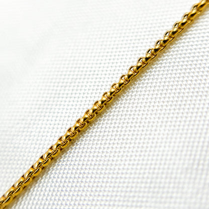 14k Gold Filled Box Finished Necklace