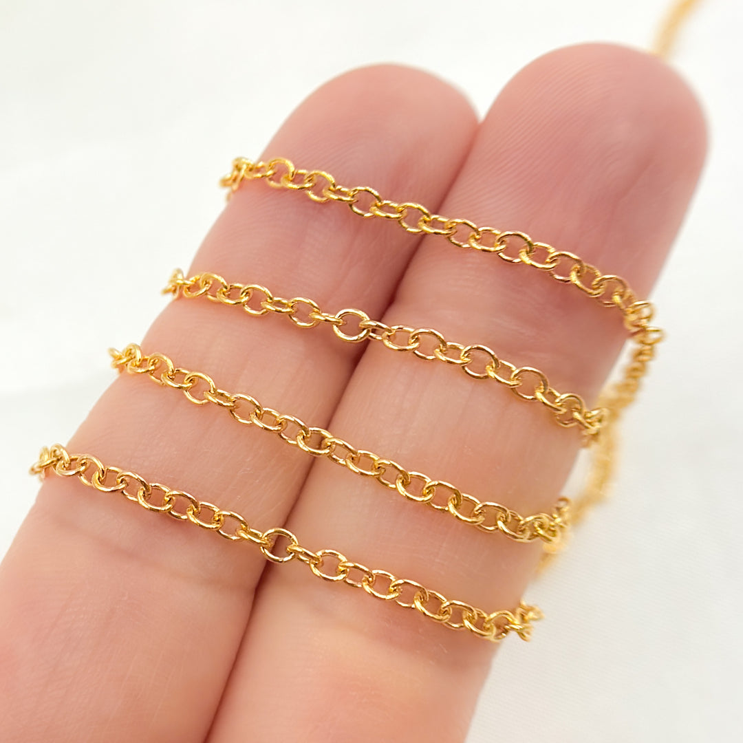 1916F. 14K Gold-Filled Cable Chain