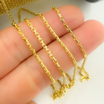 Load image into Gallery viewer, 060R04CLH5. 14k Solid Yellow Gold Box Link Chain
