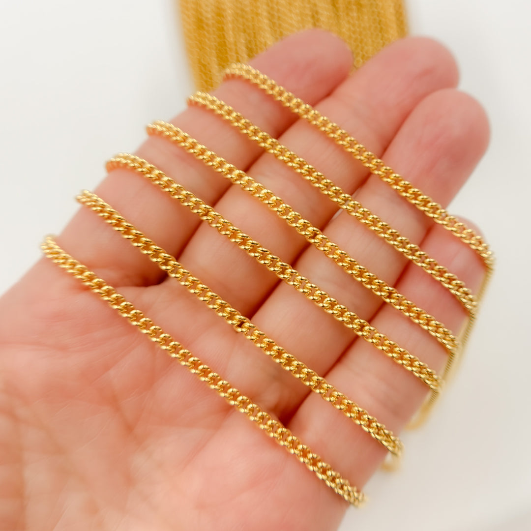 64GF. 14k Gold Filled Curb Link Chain
