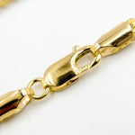 Load image into Gallery viewer, 080HVI2004000. 14K Solid Yellow Gold Franco Hollow Chain Necklace