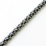 Load image into Gallery viewer, PC180BR. Black Rhodium Sterling Silver Popcorn Finished Necklace
