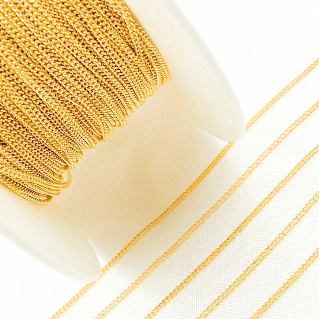 14K Gold Filled Curb Chain