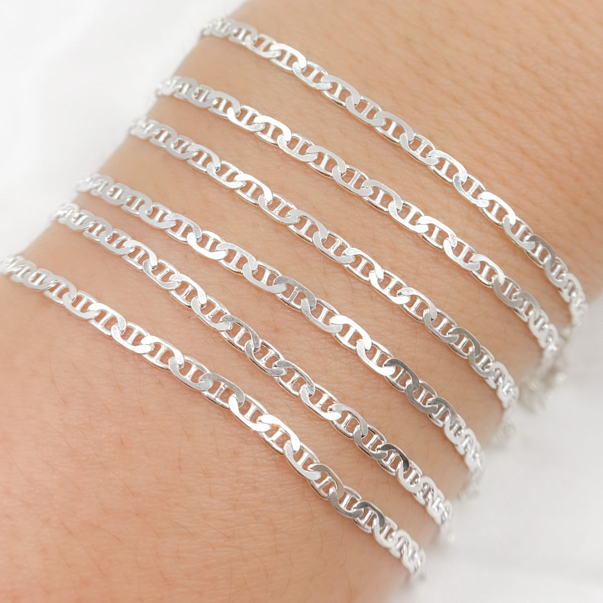 Sterling Silver Marina Link Chain
