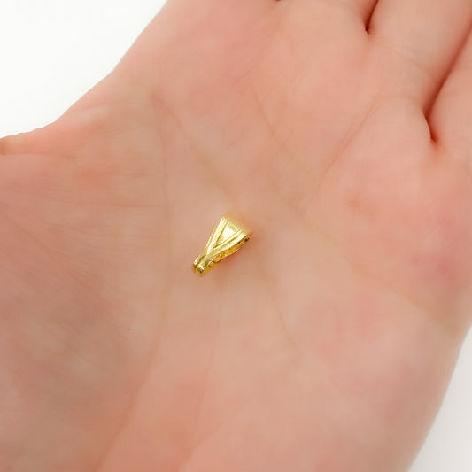 Gold Plated Sterling Silver Locket Bails