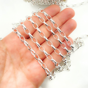  Sterling Silver Oval Link Chain