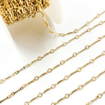 Load image into Gallery viewer, 14K Solid Yellow Gold Bar Chains