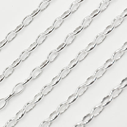 Sterling Silver Oval Link Chain